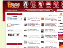 Tablet Screenshot of anunturibazar.ro